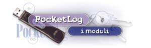 I vari moduli di Pocketlog